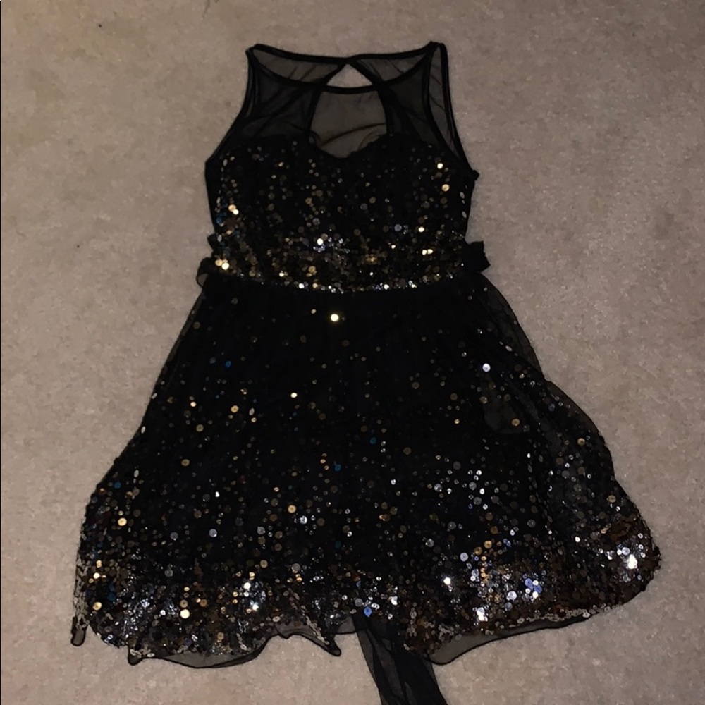 Black formal dress